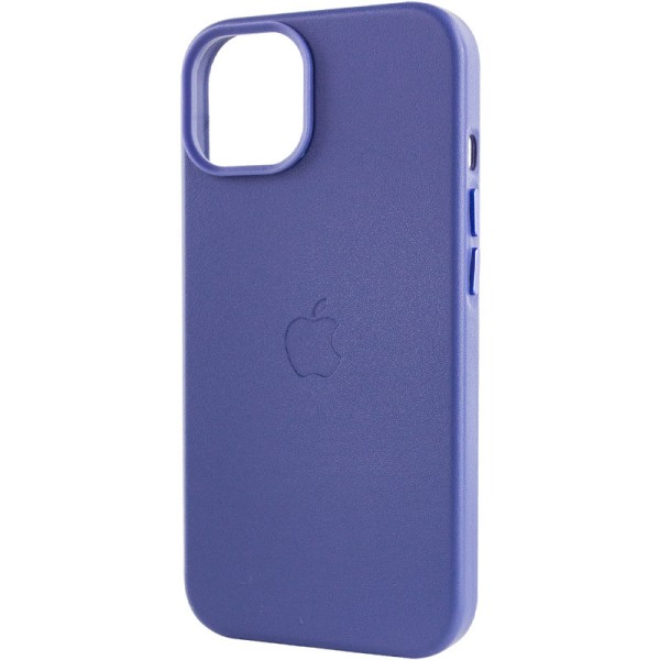 Шкіряний чохол Leather Case (AA Plus) with MagSafe для Apple iPhone 14 (6.1") Wisteria