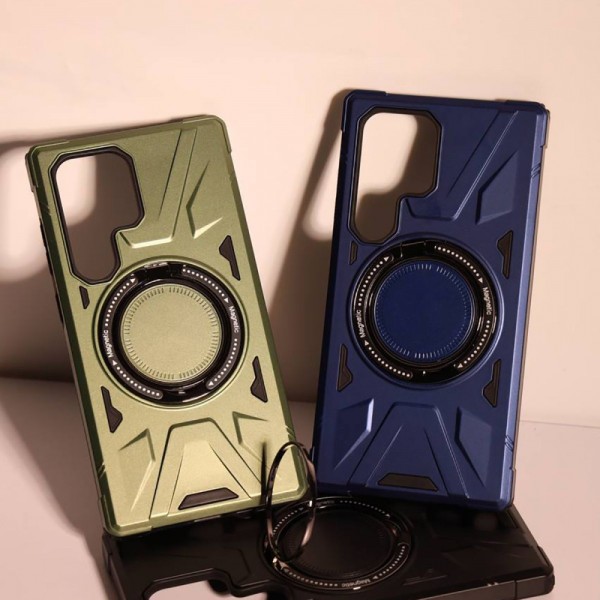Чохол WAVE Iron Grip with Magnetic Ring Samsung Galaxy S25 blue Чохол WAVE Iron Grip with Magnetic Ring Samsung Galaxy S25 blue