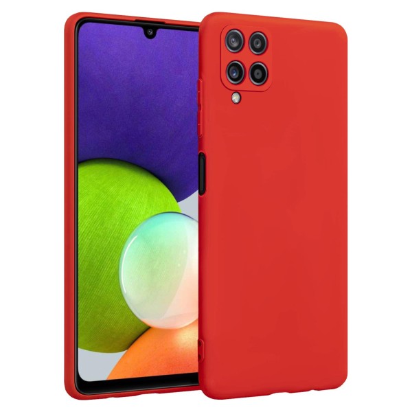 Чохол-накладка Samsung A125 (A12) / M12 (M127) Silicon Case Full Camera Red