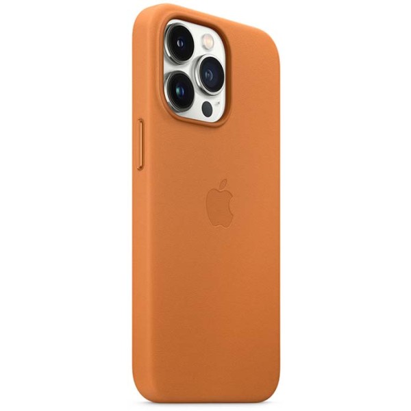 Чохол-накладка Apple iPhone 13 Pro Leather Case with MagSafe - Golden Brown (MM193) Чохол-накладка Apple iPhone 13 Pro Leather Case with MagSafe - Golden Brown (MM193)