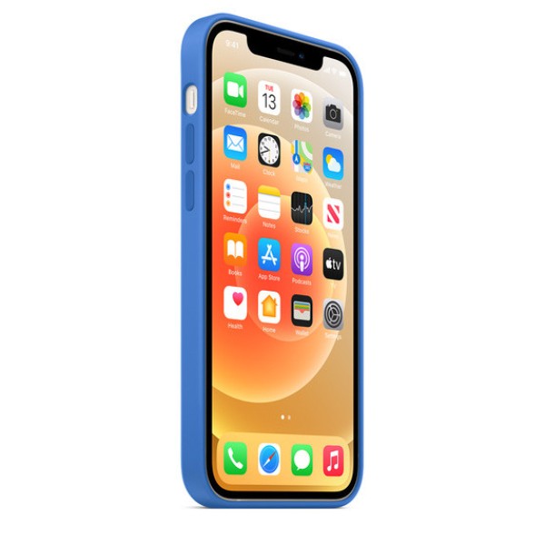Чохол Silicone Case Full Protective (AA) для Apple iPhone 14 Plus (6.7") Синій / Capri Blue