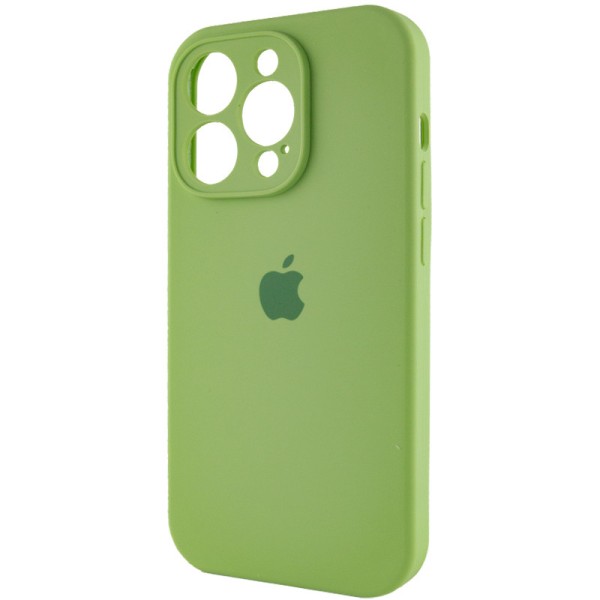 Чохол Silicone Case Full Camera Protective (AA) для Apple iPhone 14 Pro (6.1") М'ятний / Mint