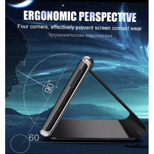 Чохол-книжка Clear View Standing Cover для Xiaomi Mi 10T Lite / Redmi Note 9 Pro 5G Чорний Чохол-книжка Clear View Standing Cover для Xiaomi Mi 10T Lite / Redmi Note 9 Pro 5G Чорний