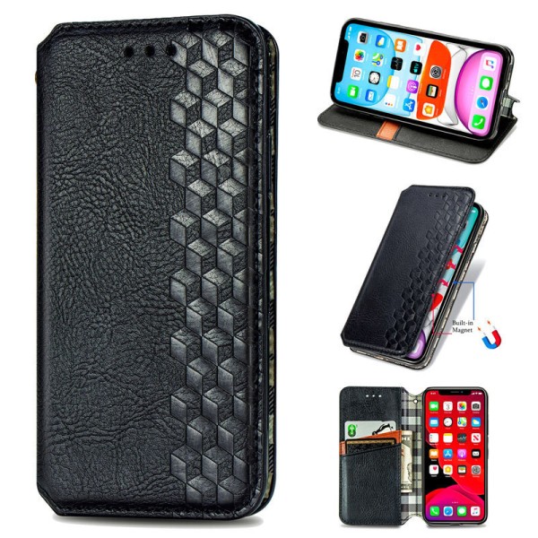 Кожаный чехол книжка GETMAN Cubic (PU) для Oppo A53 5G / A73 5G Черный Кожаный чехол книжка GETMAN Cubic (PU) для Oppo A53 5G / A73 5G Черный