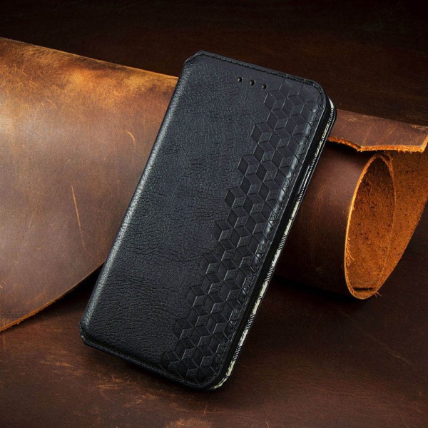 Кожаный чехол книжка GETMAN Cubic (PU) для Oppo A53 5G / A73 5G Черный Кожаный чехол книжка GETMAN Cubic (PU) для Oppo A53 5G / A73 5G Черный