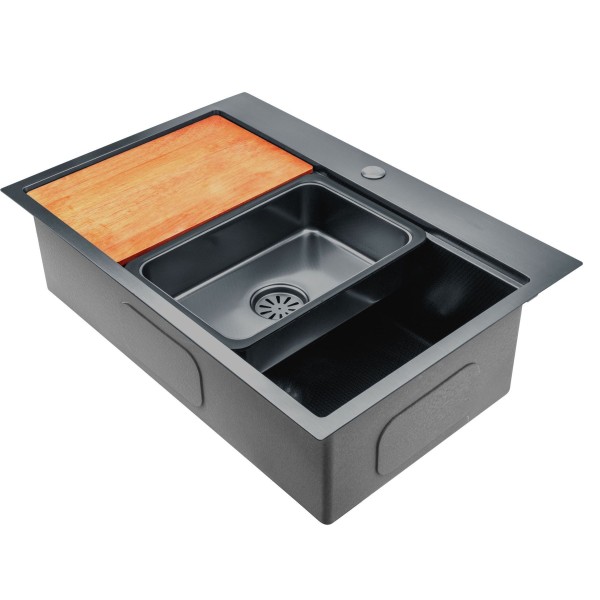Кухонна мийка Gunter & Hauer Bever 7522 Black Honey Кухонна мийка Gunter & Hauer Bever 7522 Black Honey