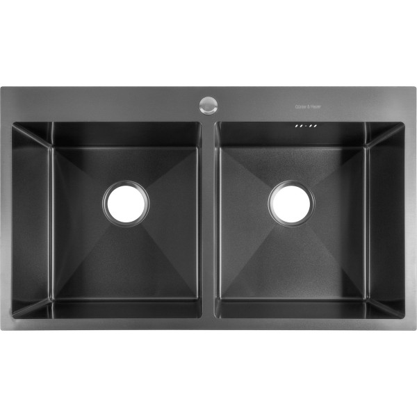 Кухонна мийка Gunter & Hauer Laber 8622 Black Кухонна мийка Gunter & Hauer Laber 8622 Black