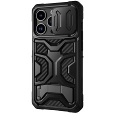 TPU+PC чохол Nillkin CamShield Adventurer Pro (шторка на камеру) для Apple iPhone 14 Pro (6.1") Armor Black