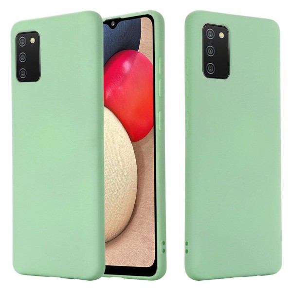 Чохол-накладка Samsung A02s (A025-2021) Silicone Case Candy Forest green