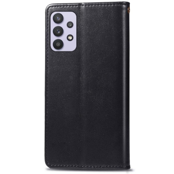 Шкіряний чохол книжка GETMAN Gallant (PU) для Samsung Galaxy A32 4G Чорний