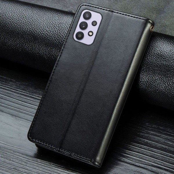 Шкіряний чохол книжка GETMAN Gallant (PU) для Samsung Galaxy A32 4G Чорний