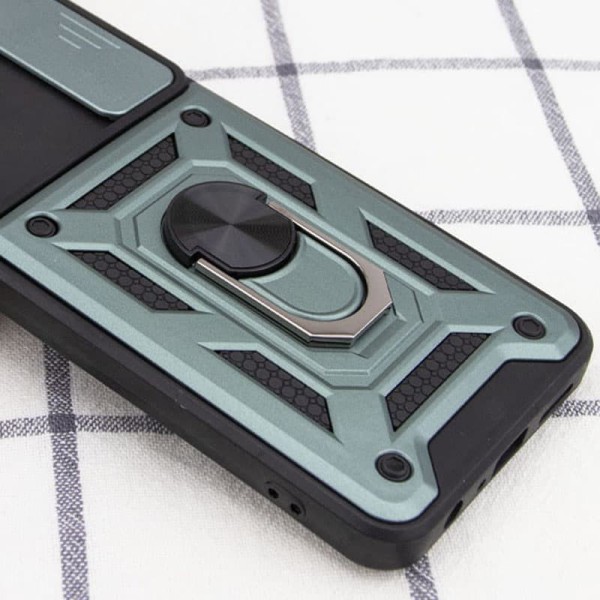 Ударостійкий чохол Camshield Serge Ring для Samsung Galaxy A03 Core Зелений Ударостійкий чохол Camshield Serge Ring для Samsung Galaxy A03 Core Зелений