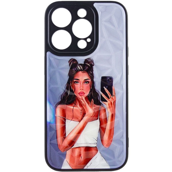 TPU+PC чохол Prisma Ladies для Apple iPhone 12 Pro Max (6.7") Black in White