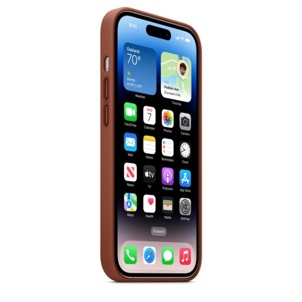 Чохол-накладка Apple iPhone 14 Pro Leather Case with MagSafe - Umber (MPPK3) Чохол-накладка Apple iPhone 14 Pro Leather Case with MagSafe - Umber (MPPK3)