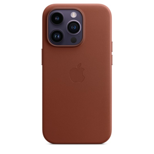 Чохол-накладка Apple iPhone 14 Pro Leather Case with MagSafe - Umber (MPPK3)