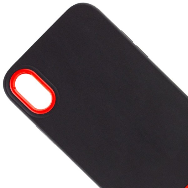 Чохол TPU+PC Bichromatic для Apple iPhone X / XS (5.8") Black / Red Чохол TPU+PC Bichromatic для Apple iPhone X / XS (5.8") Black / Red