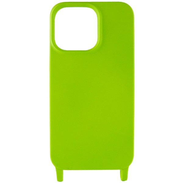Чохол TPU two straps California для Apple iPhone 13 Pro (6.1") Салатовий Чохол TPU two straps California для Apple iPhone 13 Pro (6.1") Салатовий