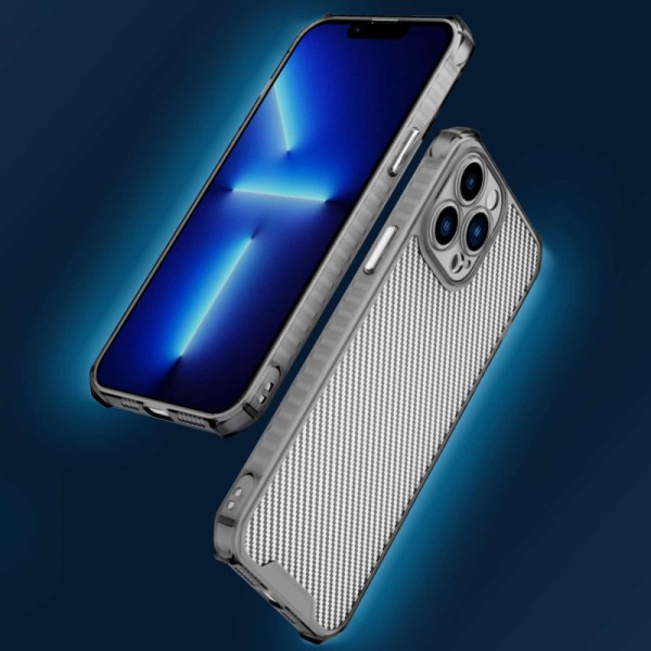 Чохол TPU Ease Carbon color series для Apple iPhone 12 Pro (6.1") Чорний / Прозорий