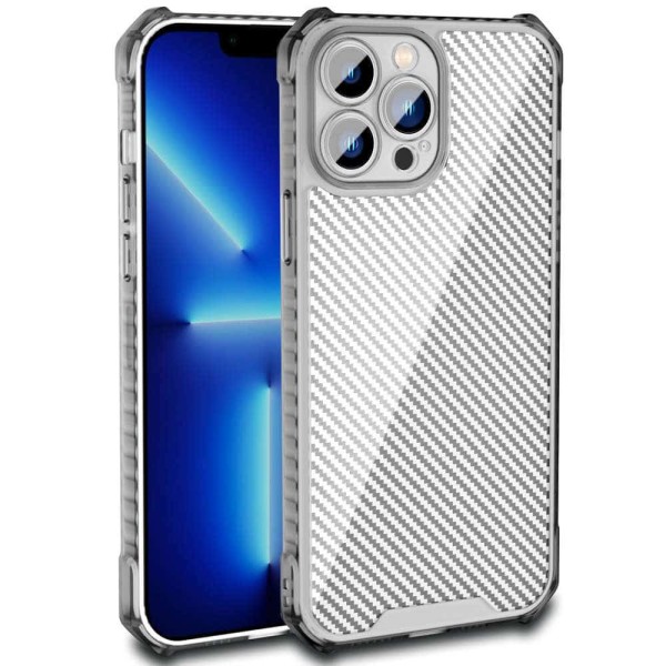 Чохол TPU Ease Carbon color series для Apple iPhone 12 Pro (6.1") Чорний / Прозорий