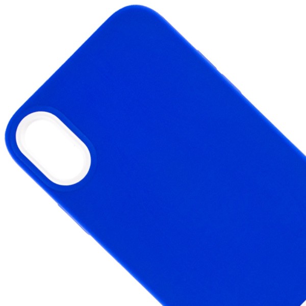 Чохол TPU+PC Bichromatic для Apple iPhone X / XS (5.8") Navy Blue / White