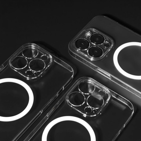 Чохол WAVE Premium Crystal Case with Magnetic Ring iPhone 14 transparent Чохол WAVE Premium Crystal Case with Magnetic Ring iPhone 14 transparent