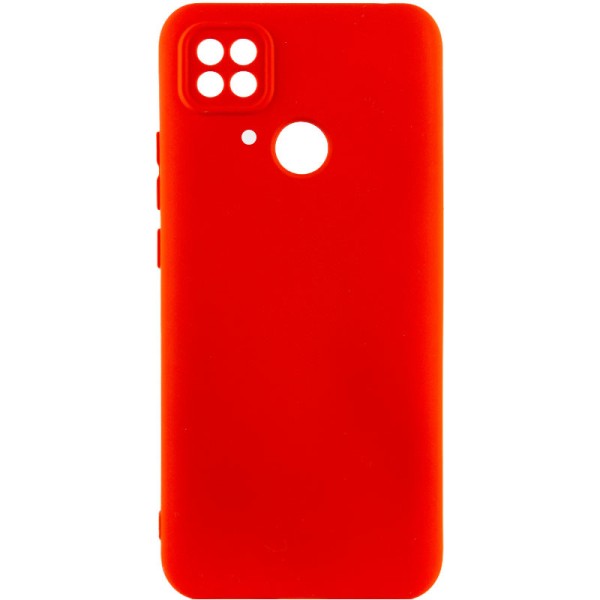 Чохол Silicone Cover Lakshmi Full Camera (A) для Xiaomi Poco C40 Червоний / Red