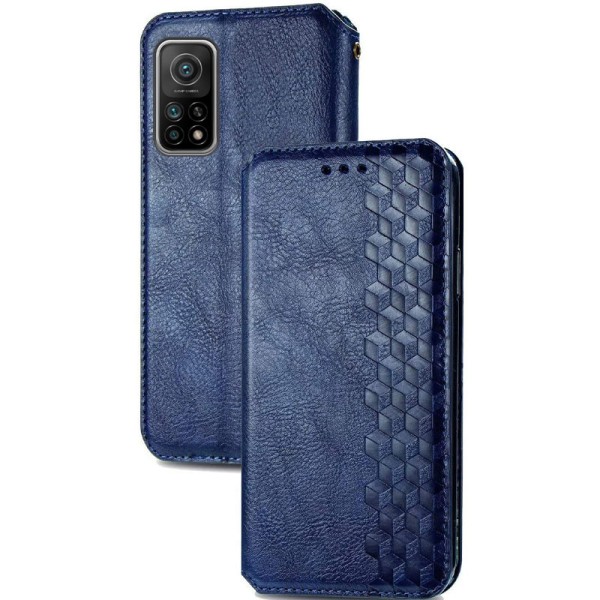 Шкіряний чохол книжка GETMAN Cubic (PU) для Xiaomi Mi 10T / Mi 10T Pro Синій