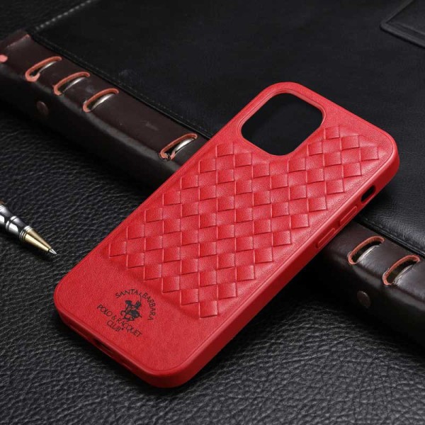 Шкіряний чохол Polo Santa Barbara для Apple iPhone 13 (6.1") Red