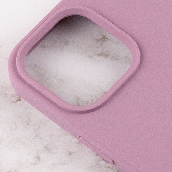 Чохол Silicone Case Full Protective (AA) для Apple iPhone 13 Pro (6.1") Ліловий / Lilac Pride