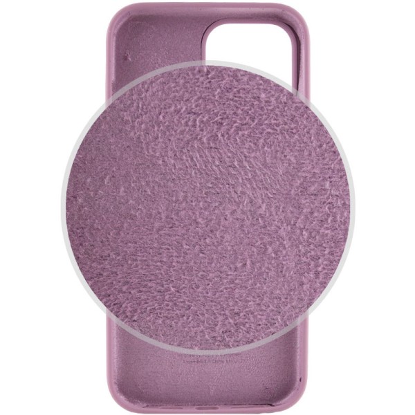 Чохол Silicone Case Full Protective (AA) для Apple iPhone 13 Pro (6.1") Ліловий / Lilac Pride