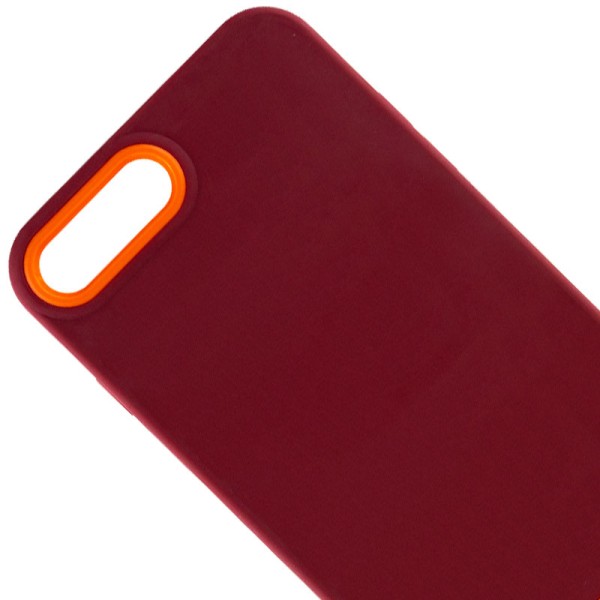 Чохол TPU+PC Bichromatic для Apple iPhone 7 plus / 8 plus (5.5") Brown burgundy / Orange Чохол TPU+PC Bichromatic для Apple iPhone 7 plus / 8 plus (5.5") Brown burgundy / Orange