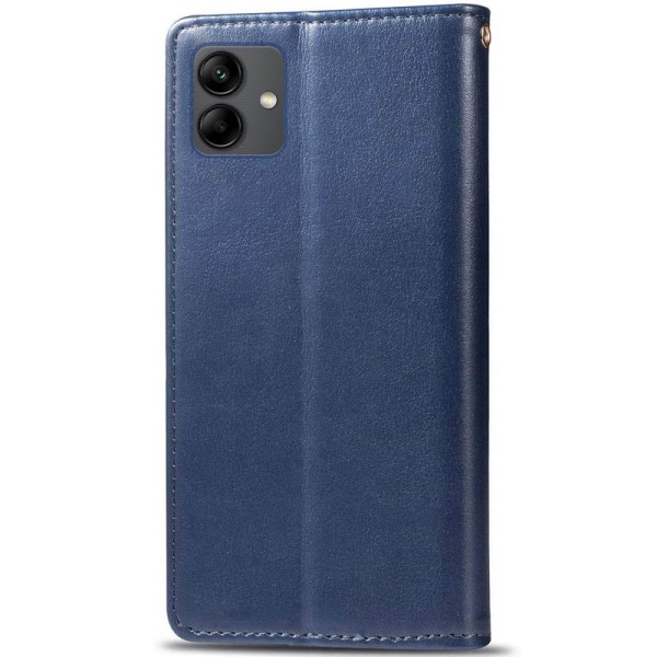 Шкіряний чохол книжка GETMAN Gallant (PU) для Samsung Galaxy A04 Синій
