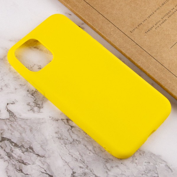 Силіконовий чохол Candy для Apple iPhone 11 Pro Max (6.5") Жовтий