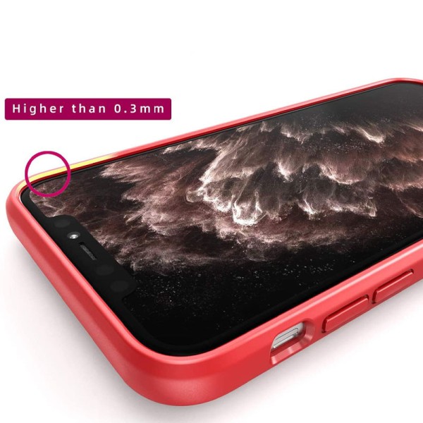 TPU+PC чохол Deen CrystalRing for Magnet (opp) для Apple iPhone 13 Pro (6.1") Безбарвний / Червоний