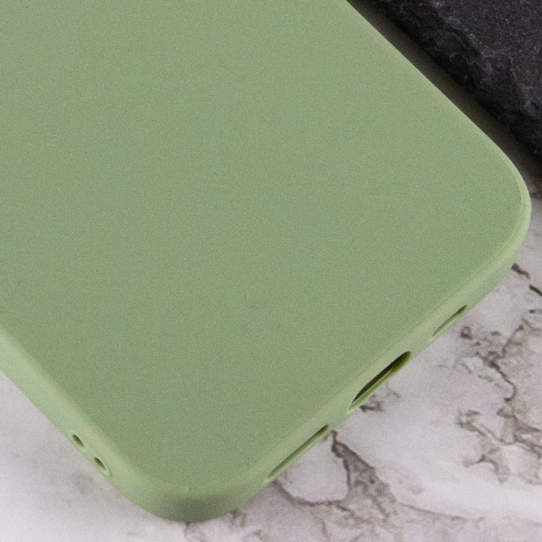Силіконовий чохол Candy для Apple iPhone 13 Pro Max (6.7") Фісташковий