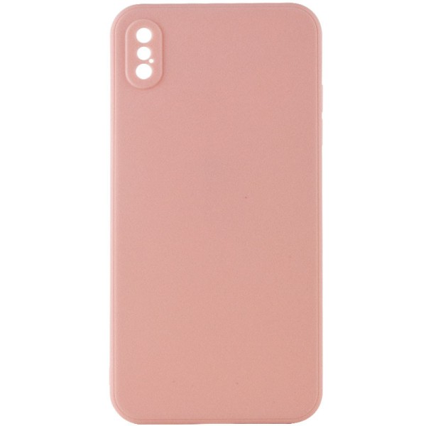 Силіконовий чохол Candy Full Camera для Apple iPhone XS Max (6.5") Рожевий / Pink Sand