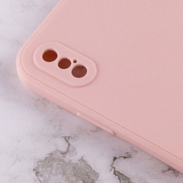 Силіконовий чохол Candy Full Camera для Apple iPhone XS Max (6.5") Рожевий / Pink Sand