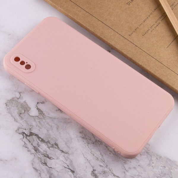 Силіконовий чохол Candy Full Camera для Apple iPhone XS Max (6.5") Рожевий / Pink Sand