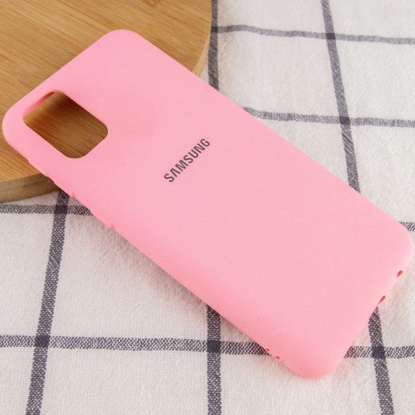 Чехол Silicone Cover My Color Full Protective (A) для Samsung Galaxy A02s Розовый / Pink