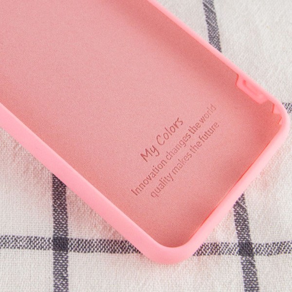 Чехол Silicone Cover My Color Full Protective (A) для Samsung Galaxy A02s Розовый / Pink