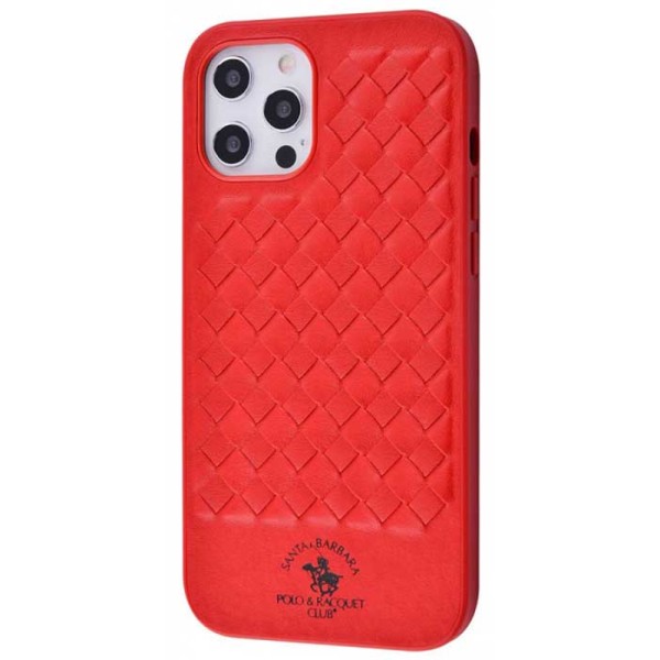 Чехол-накладка Apple iPhone 12 Pro Max Polo Ravel case Red
