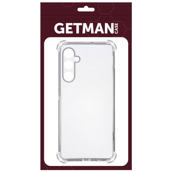 TPU чохол GETMAN Ease logo посилені кути Full Camera для Samsung Galaxy A54 5G Безбарвний (прозорий)