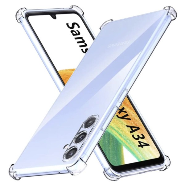 TPU чохол GETMAN Ease logo посилені кути Full Camera для Samsung Galaxy A54 5G Безбарвний (прозорий)