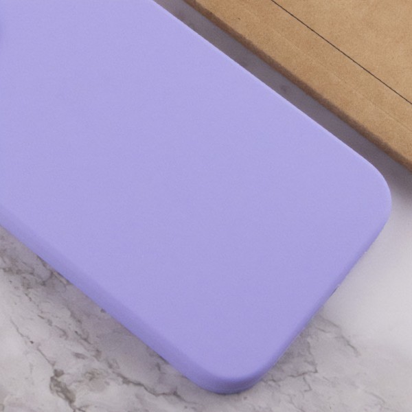 Чохол Silicone Case Full Protective (AA) NO LOGO для Apple iPhone 15 Plus (6.7") Бузковий / Dasheen
