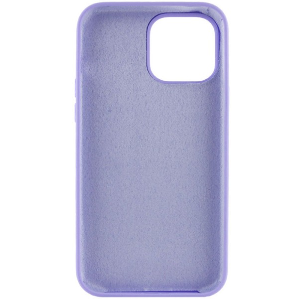 Чохол Silicone Case Full Protective (AA) NO LOGO для Apple iPhone 15 Plus (6.7") Бузковий / Dasheen
