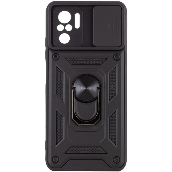 Ударостійкий чохол Camshield Serge Ring для Xiaomi Redmi Note 10 / Note 10s / Poco M5s Чорний Ударостійкий чохол Camshield Serge Ring для Xiaomi Redmi Note 10 / Note 10s / Poco M5s Чорний