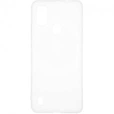 Чехол-накладка ZTE BLADE A51 Fiji Exclusive силикон бампер прозрачный белый