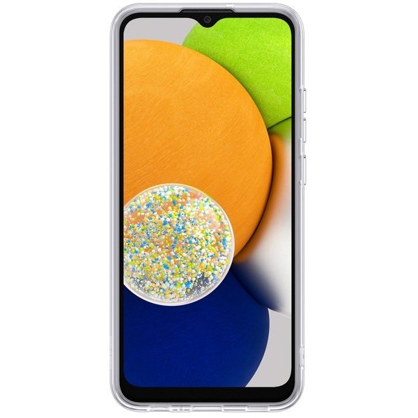 Чохол-накладка Samsung A03 Soft Clear Cover EF-QA035TTEGRU Transparent Чохол-накладка Samsung A03 Soft Clear Cover EF-QA035TTEGRU Transparent