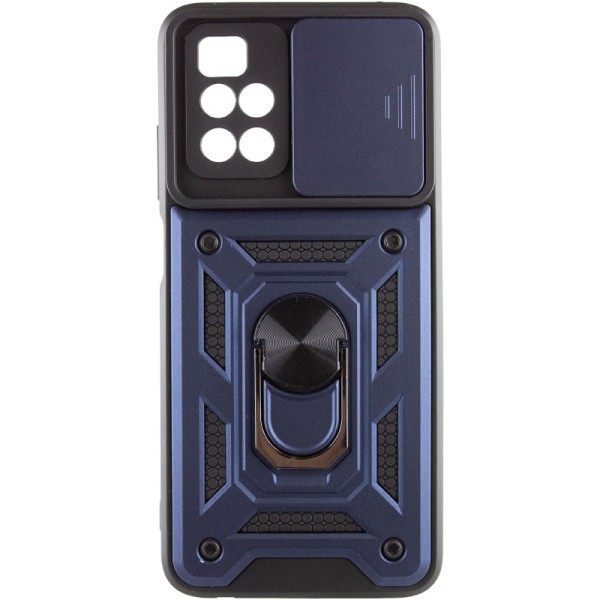 Ударостійкий чохол Camshield Serge Ring для Xiaomi Redmi 10 Синій Ударостійкий чохол Camshield Serge Ring для Xiaomi Redmi 10 Синій