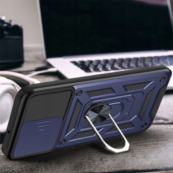 Ударостійкий чохол Camshield Serge Ring для Xiaomi Poco X4 GT Синій Ударостійкий чохол Camshield Serge Ring для Xiaomi Poco X4 GT Синій